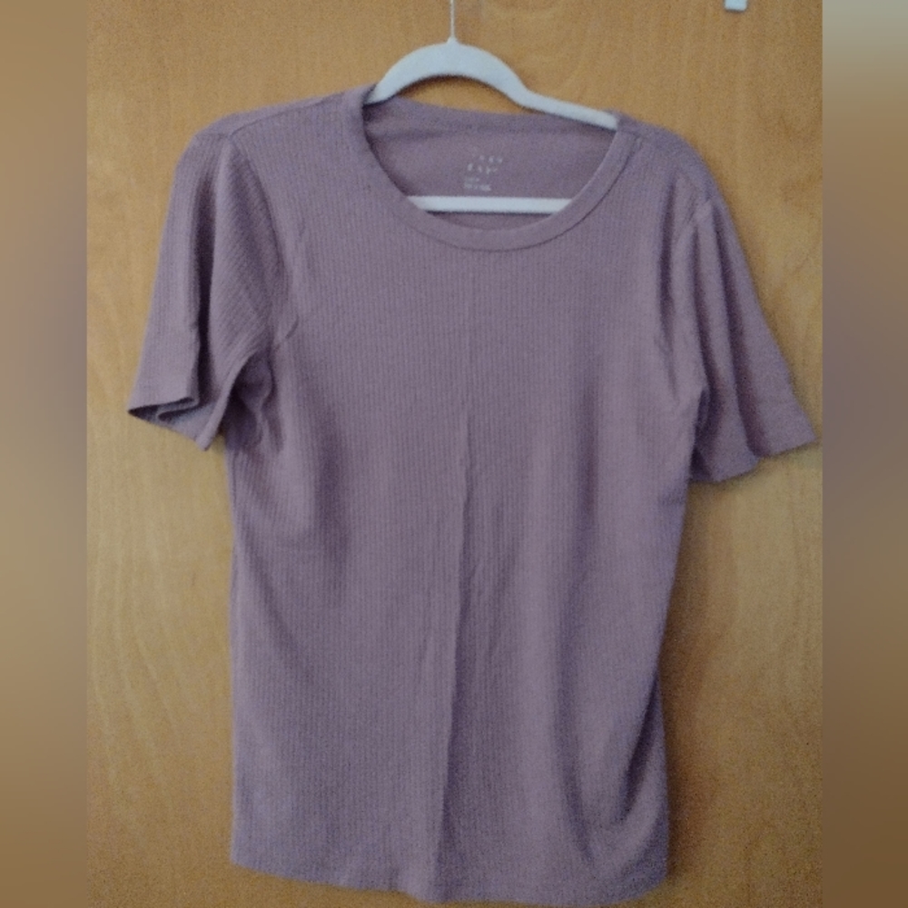 Ribbed mauve t-shirt, A New Day, size L
